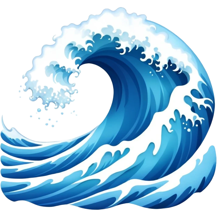 ocean wave emoji