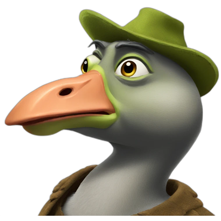 Shrek Goose emoji