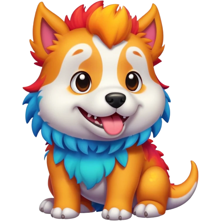 Dino dog emoji