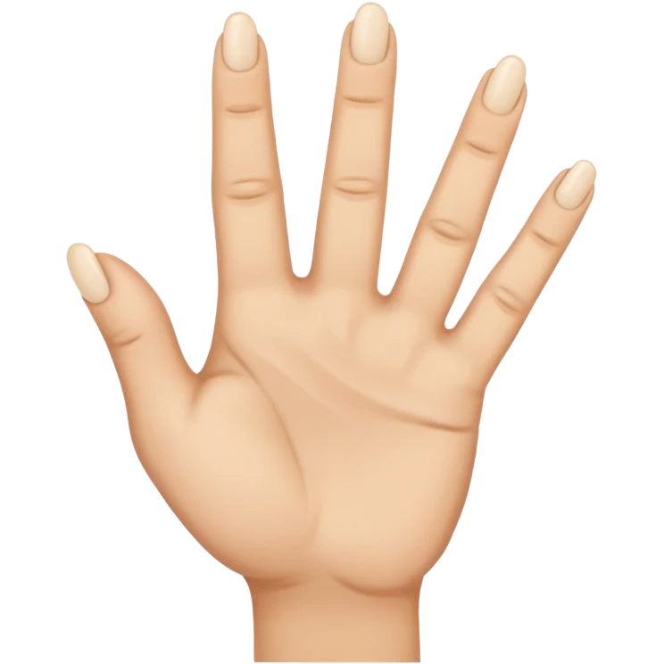 Fingering hand emoji where the first and fourth finger are folded down, second and third finger are extended together touching each other  emoji