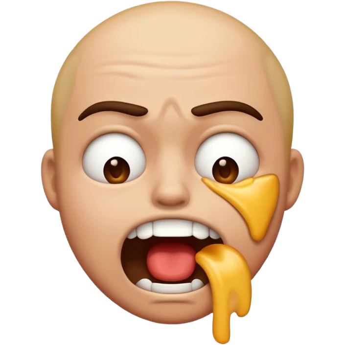 emoji choking it's throat with its own hands emoji
