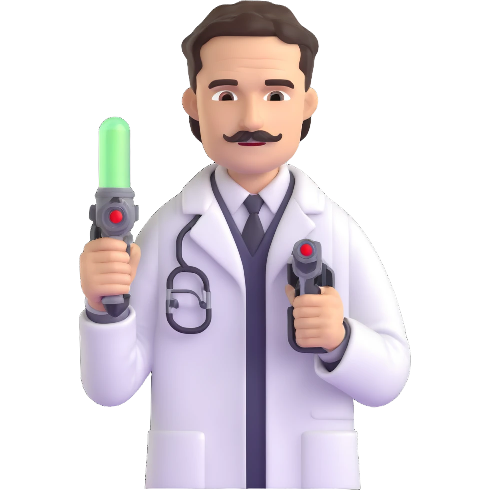 Edward Richtofen mad scientist from Call of Duty Zombies emoji