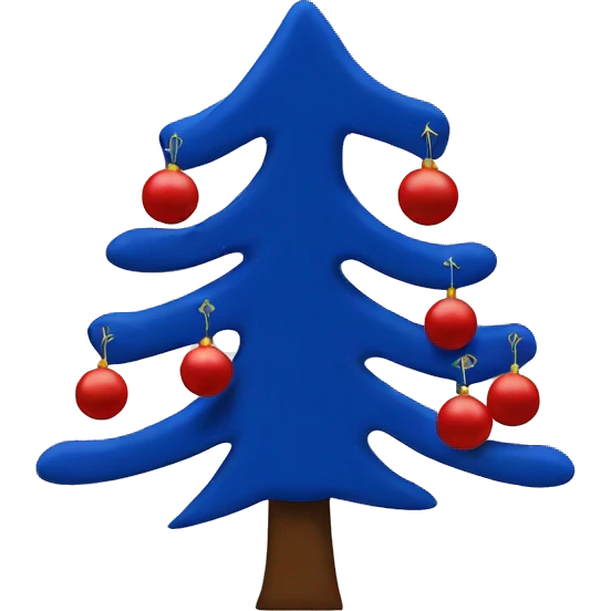 Buffalo bills Christmas tree emoji