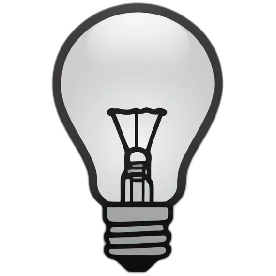 lightbulb icon outline color code : 0a8292 emoji