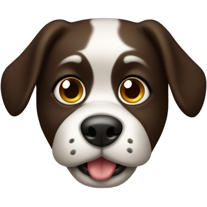 Stinky doggy dark brown emoji