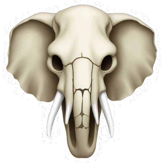 elephant skull emoji