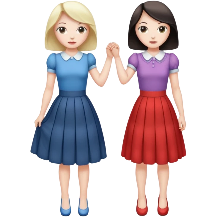 femme qui donne une fessee à une autre femme emoji