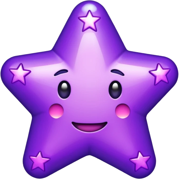 The word "banger" surrounded by purple stars emoji
