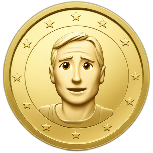 one euro coin emoji