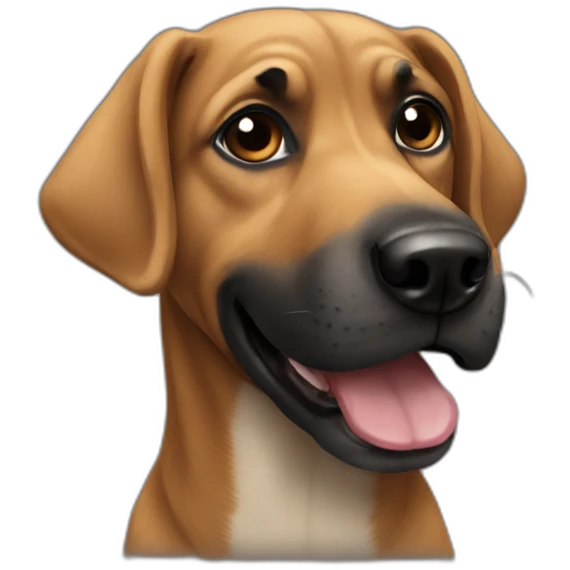 dog black emoji