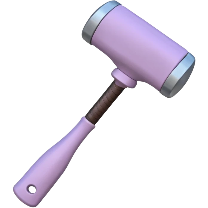 claymation style hammer pastel colors visible fingerprints emoji