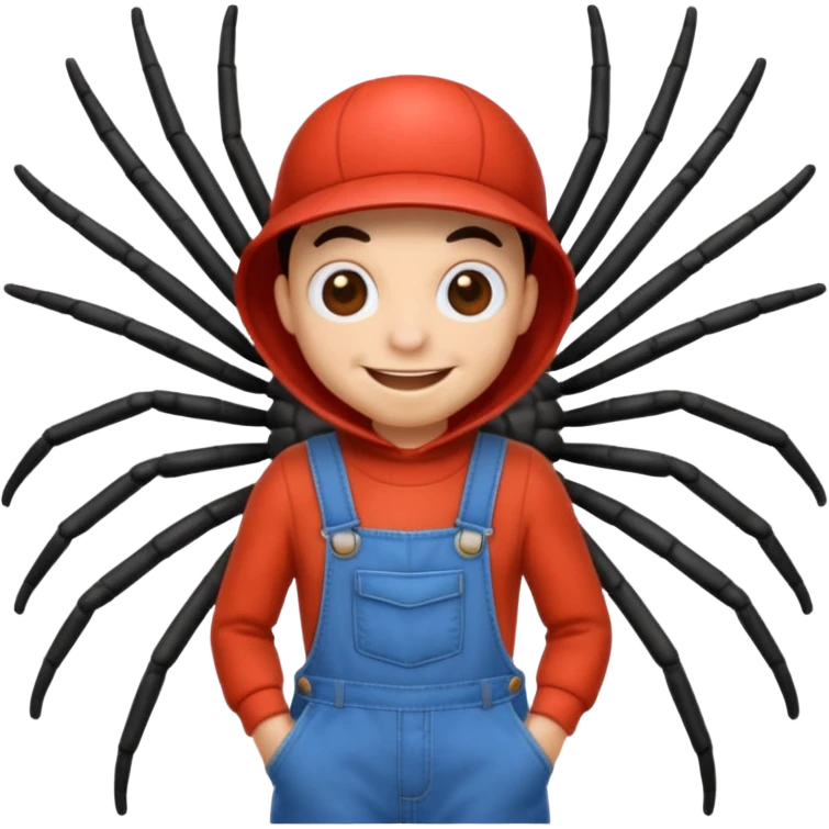 itsy bitsy spider Nursery Rhyme Character emoji