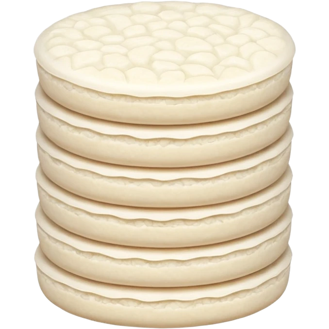 stack of rice cakes emoji