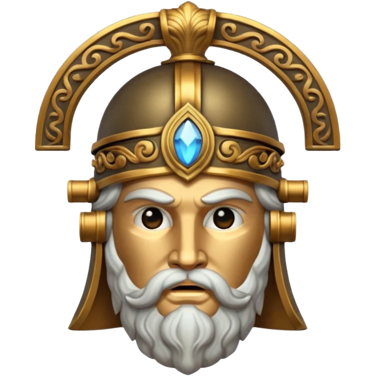 zeus helmet
 emoji