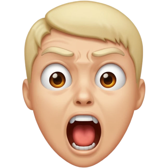 Sufrir gritar emoji