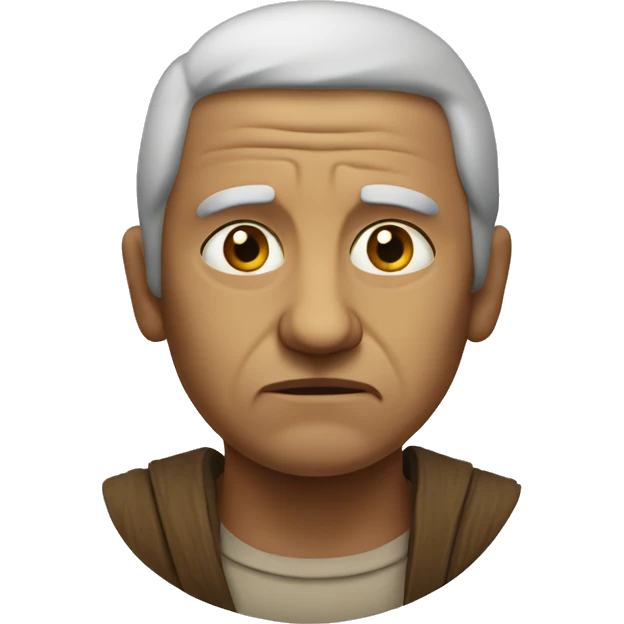 sad ancient stranger emoji