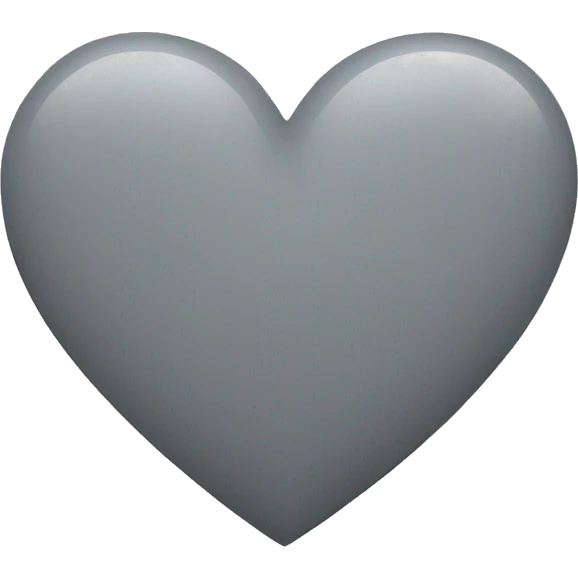 grey heart emoji