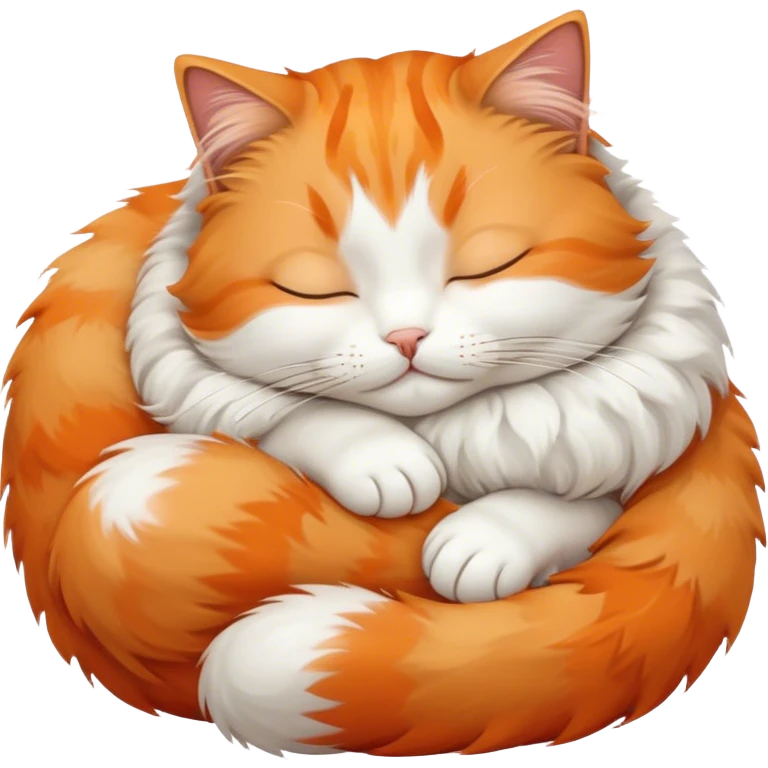 Sleeping cat  emoji