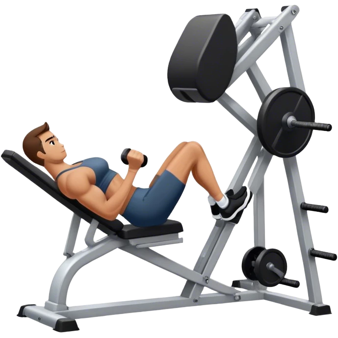 how to use a leg press machine emoji