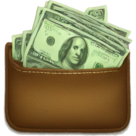 no money in the pocket emoji