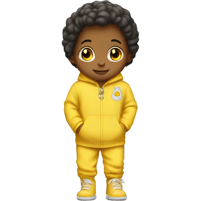 Yellow clothes baby emoji