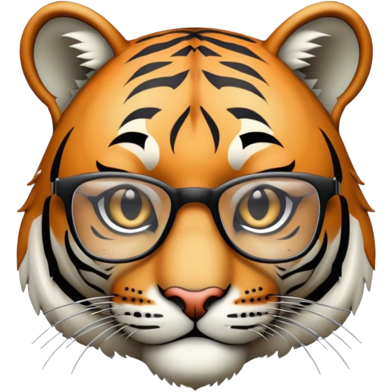 hacker tiger face with binary code and matrix background wearing glasses for Twitch emote emoji