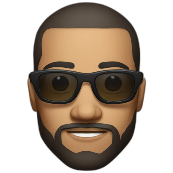 MMA fighter with glases emoji