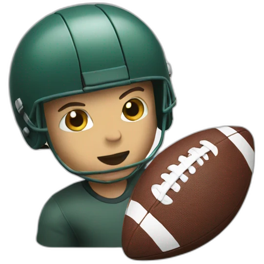 PLAYING FOOTBALL  emoji