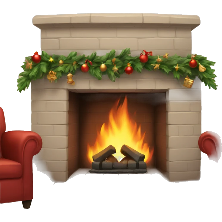 chrismas fireplace emoji
