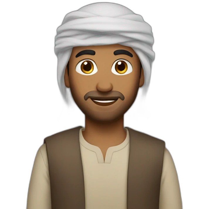 Arab brown man emoji