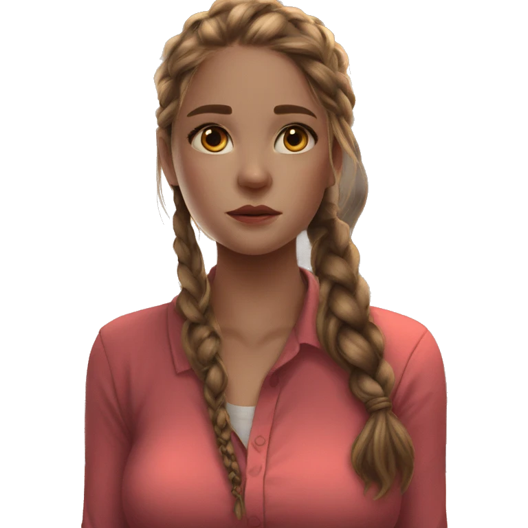 girl with long hair emoji