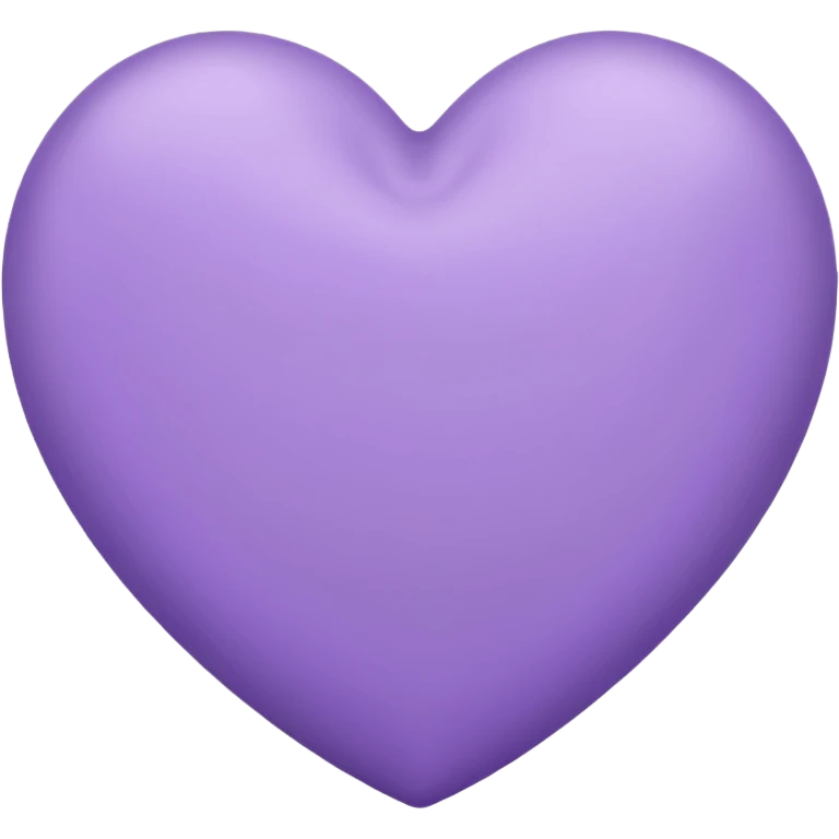 Lavender heart emoji