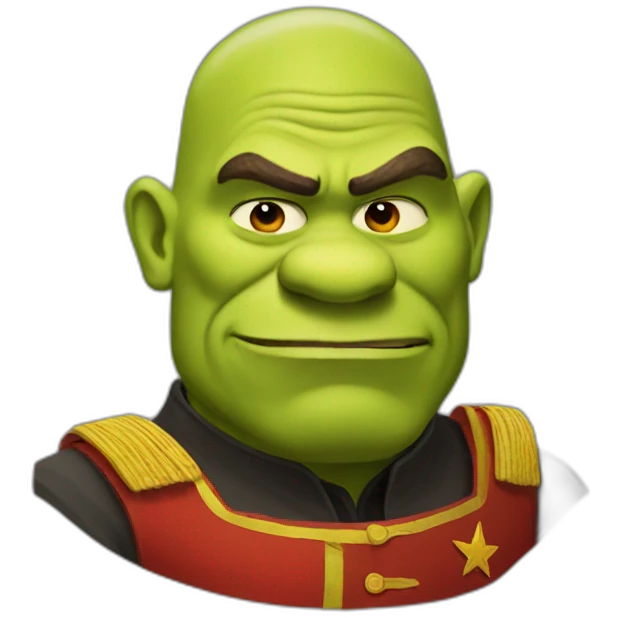 Communist Shrek emoji