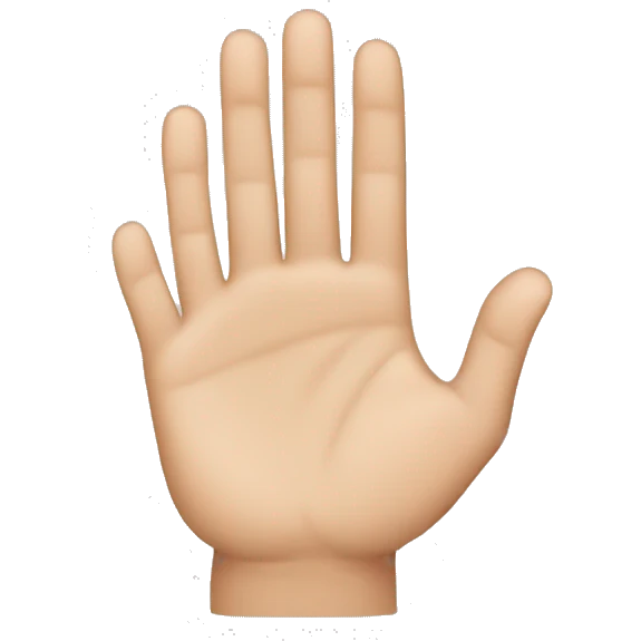 Hand emoji with ring finger down  emoji