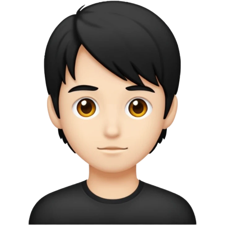 seorang laki dengan mata berbintang bintang. buatlah hanya kepala saja emoji