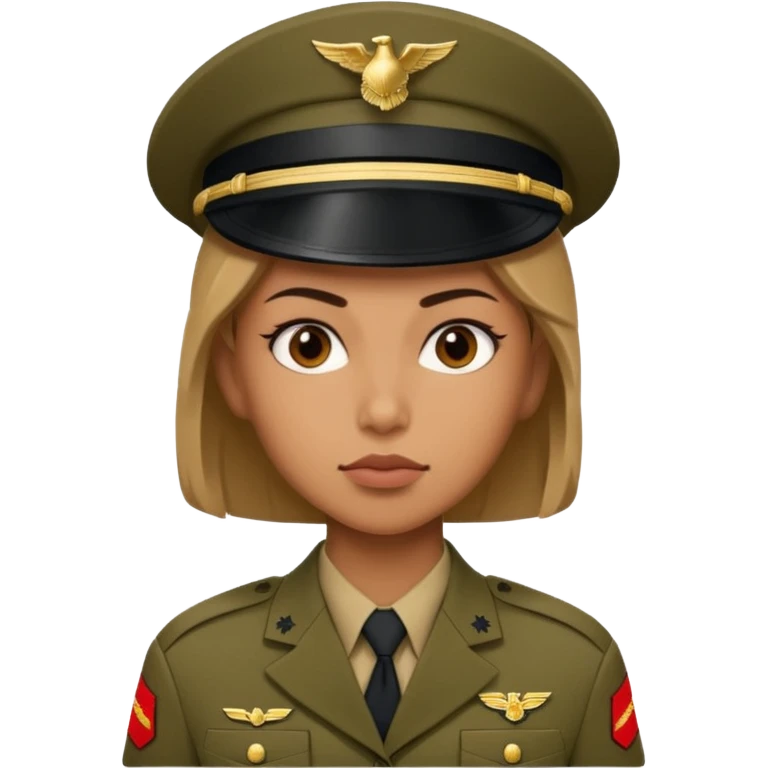 Female US Marine soldier emoji