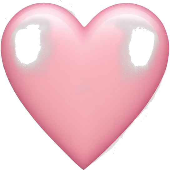 light pink heart emoji