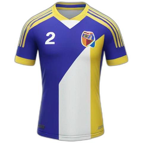 Maillot de foot avec écrit Aidann emoji