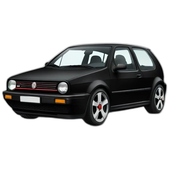 Black golf 4 gti emoji
