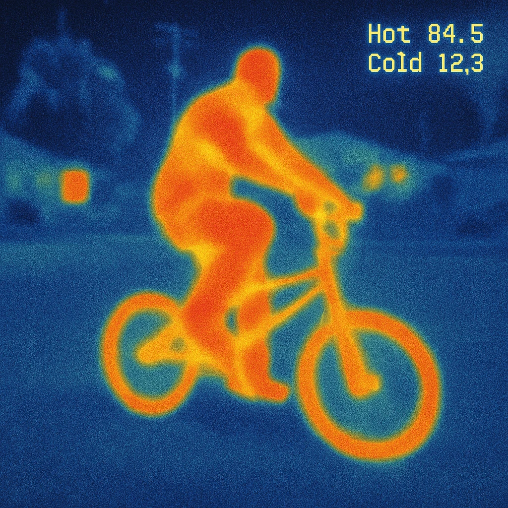 CJ from GTA San Andreas riding a BMX in a suburban background with a map, and health and money indicators as in the game emoji