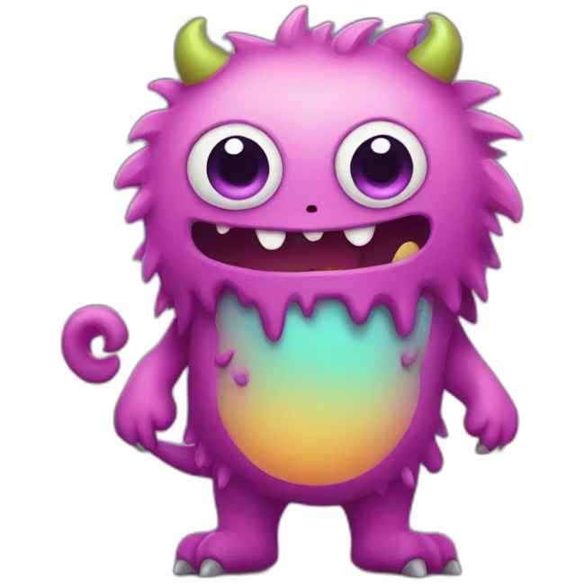 Cute monster emoji