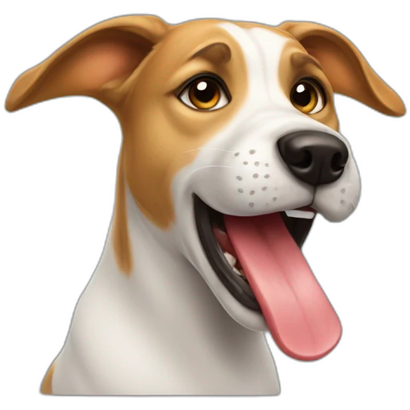 dog licking emoji