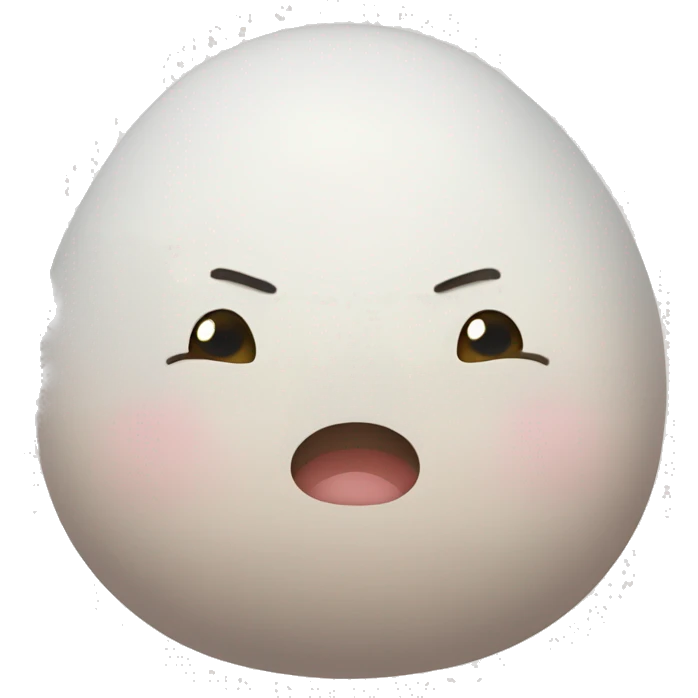 sad cute mochi emoji