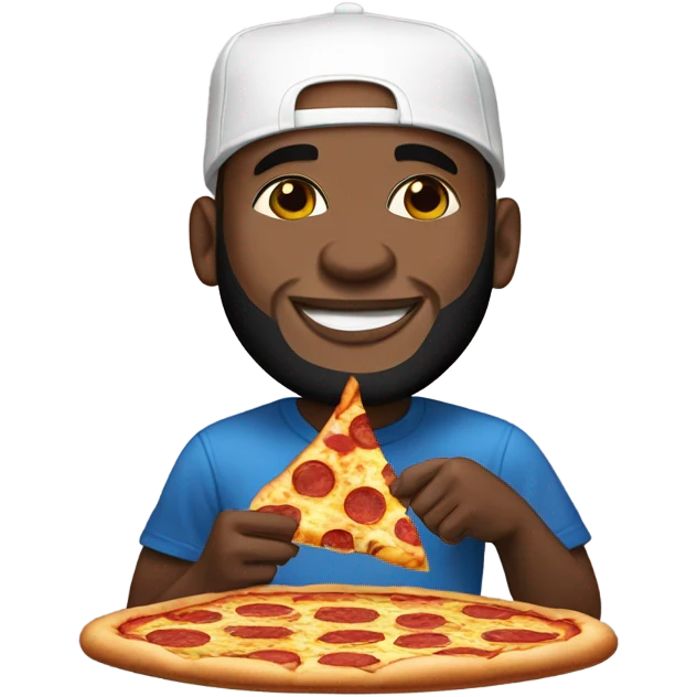 LeBron hitting the za emoji