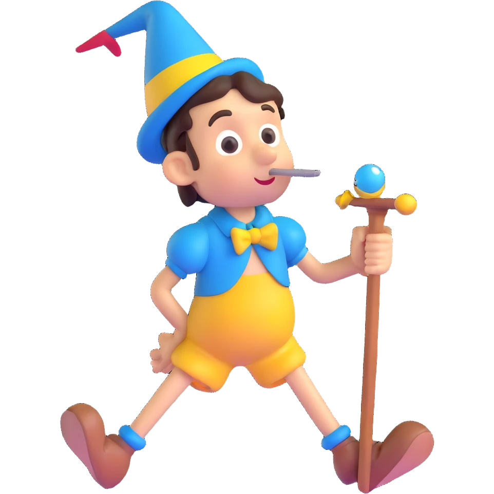 Pinocchio Disney style emoji