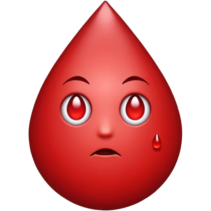 A blood emoji emoji