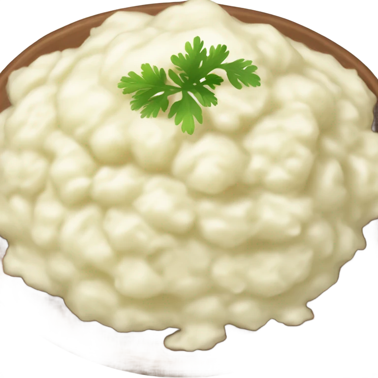 Mashed potatoes  emoji