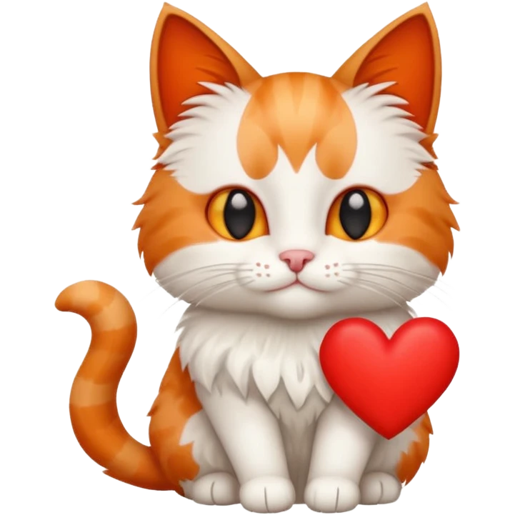 Gato san Valentín  emoji