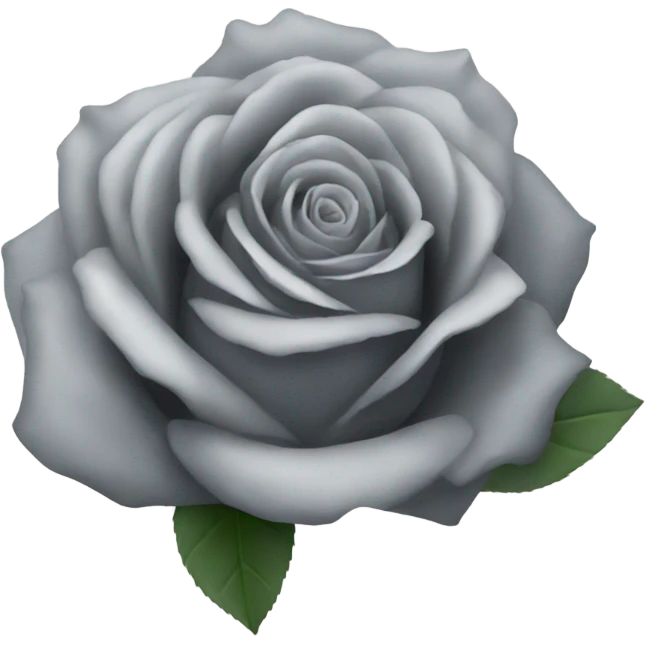 gray rose emoji