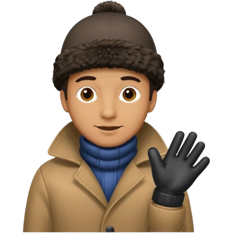 man winter emoji